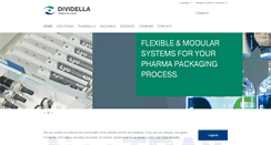Desktop Screenshot of dividella.ch